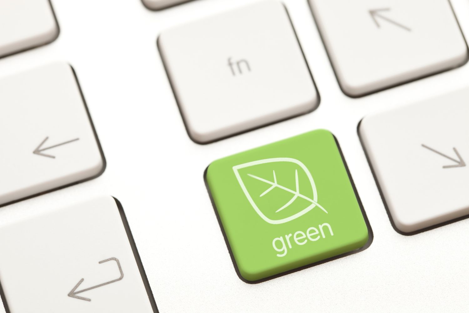 An image showing a green flag as a representation of a greener way to shop online