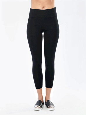 Twinbirds Carbon Black Women Churidar legging - JO's Nighty Store