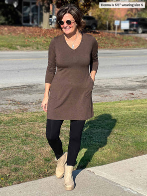 Long Sleeve Layering Tunic in Dark Grey by M.Rena – Idlewild