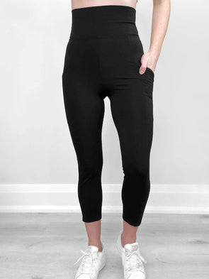 Masikini  Denim & Co. Active Tall Duo Stretch Leggings with Side
