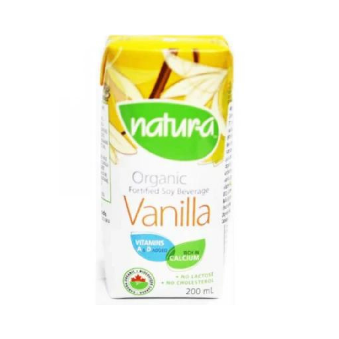 Natur-a Enriched Soy Beverage - Vanilla (Organic), Mini 200mL | Everyday  Vegan Grocer