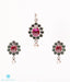 Lightweight pendant set featuring temple jewellery design