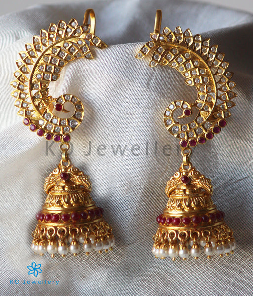 Indian Bollywood Gold Plated Jhumka Earrings Ethnic Fashion New Jewelry set  ear | eBay