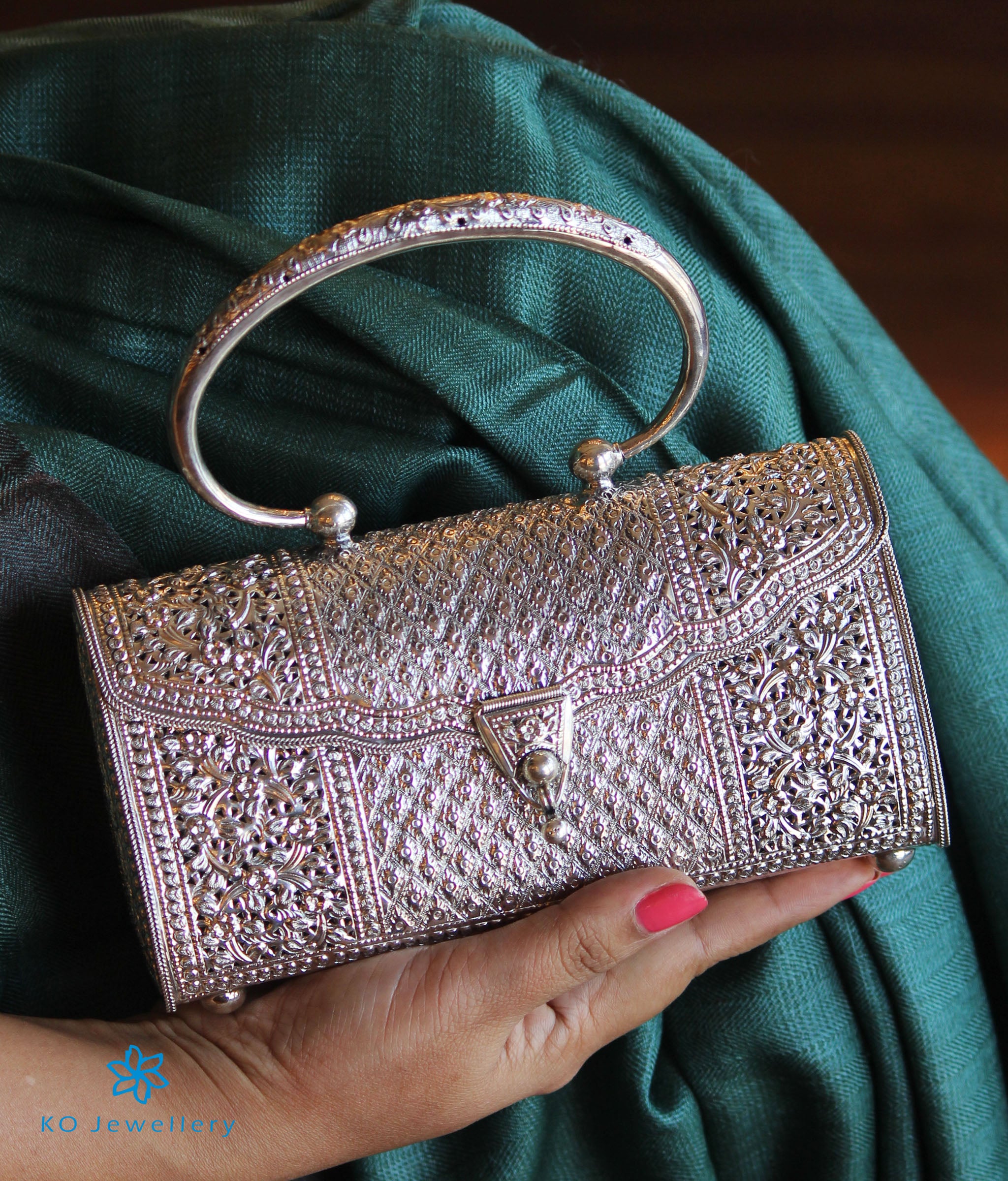 silver purse