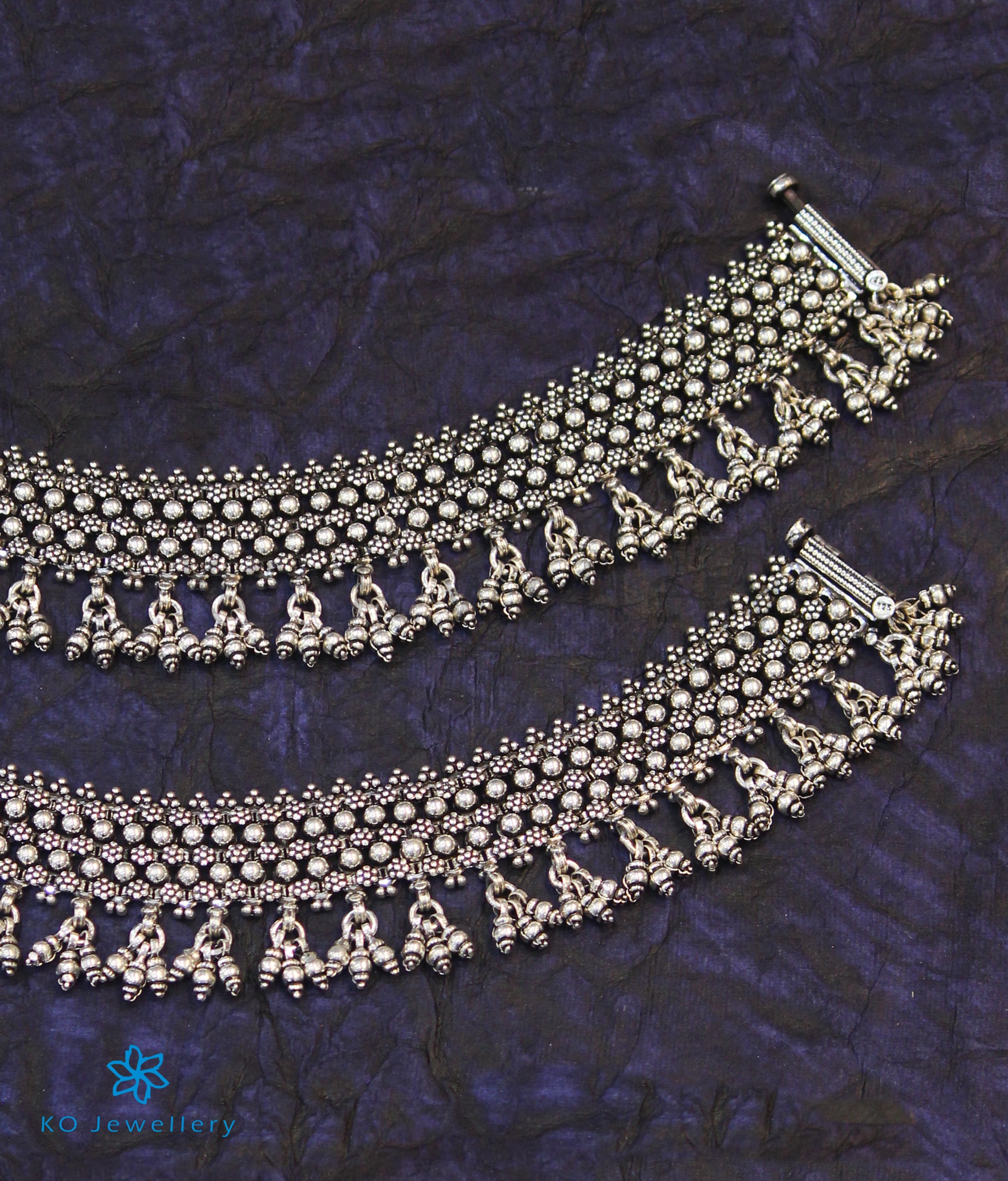 anklets designs in silver online