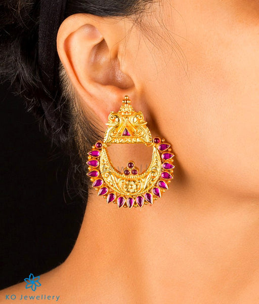 Buy 22Kt Gold Signity Chandbali Earrings 82VI5869 Online from Vaibhav  Jewellers