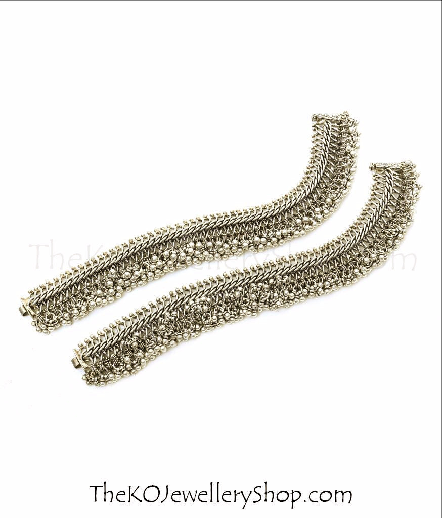 buy silver anklet online