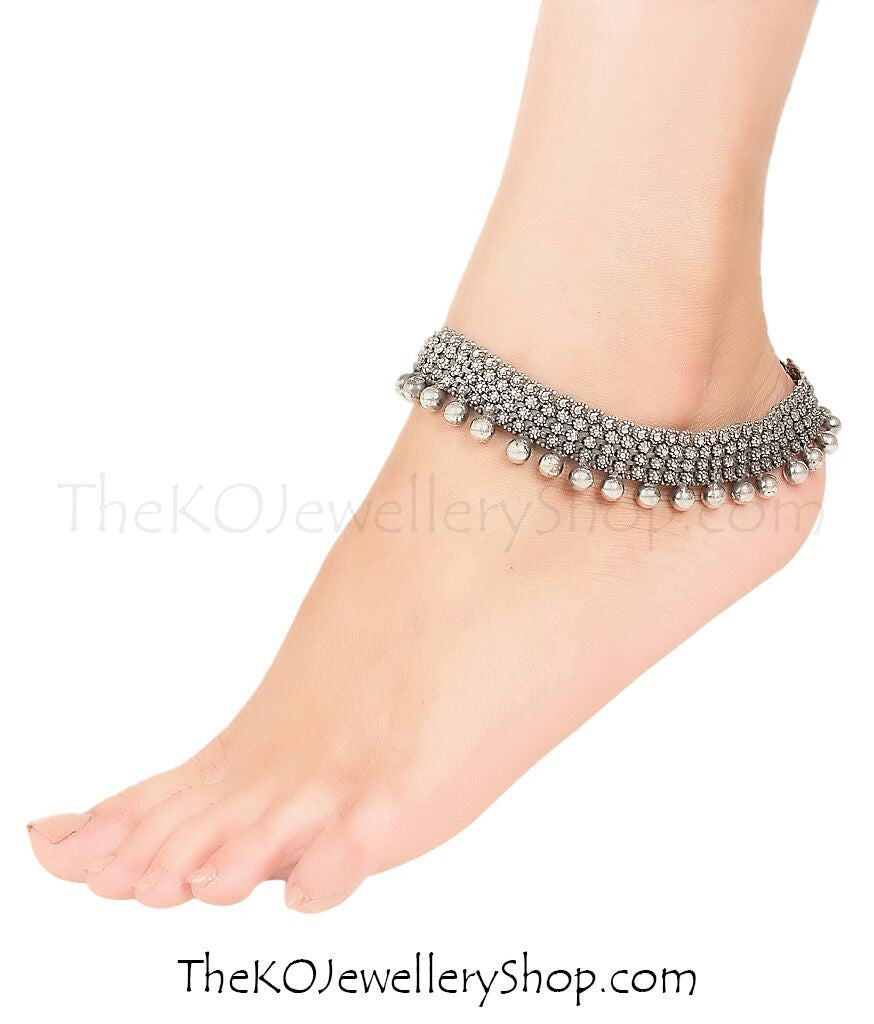 buy silver anklet online