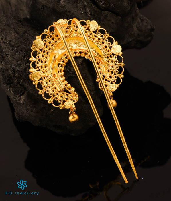 Padmawati Bangles Gold Plated Pearl And Kundan Choti Hair Jewelry for