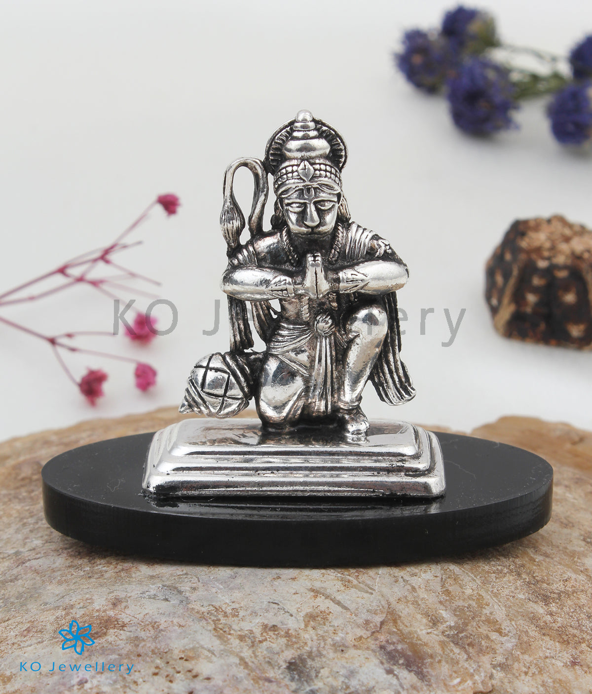 The Hanuman Silver Idol - Buy God & Goddess idols online at best ...