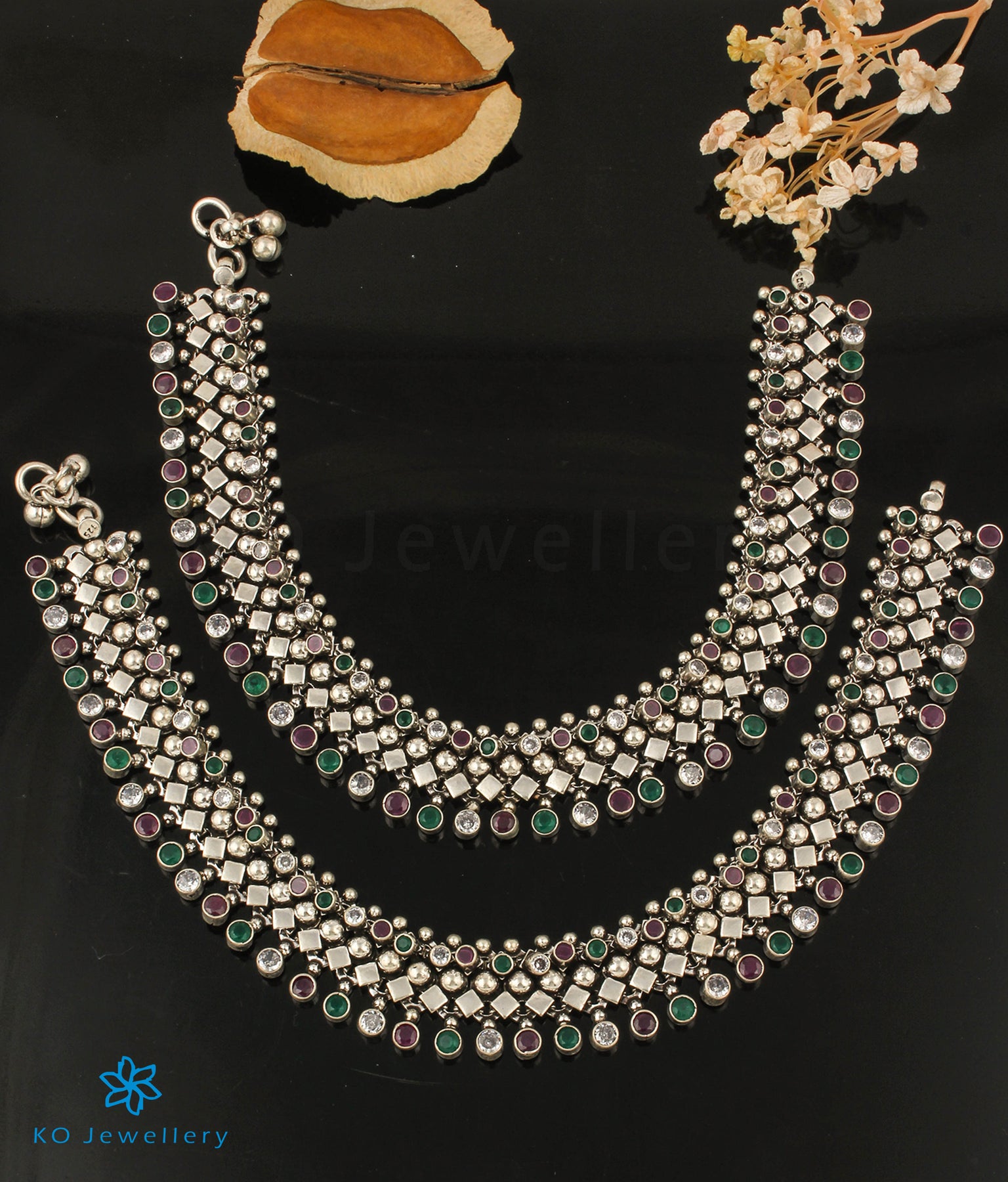 Jaipur silver Kundan meenakari Jewellery Buy Online — KO Jewellery