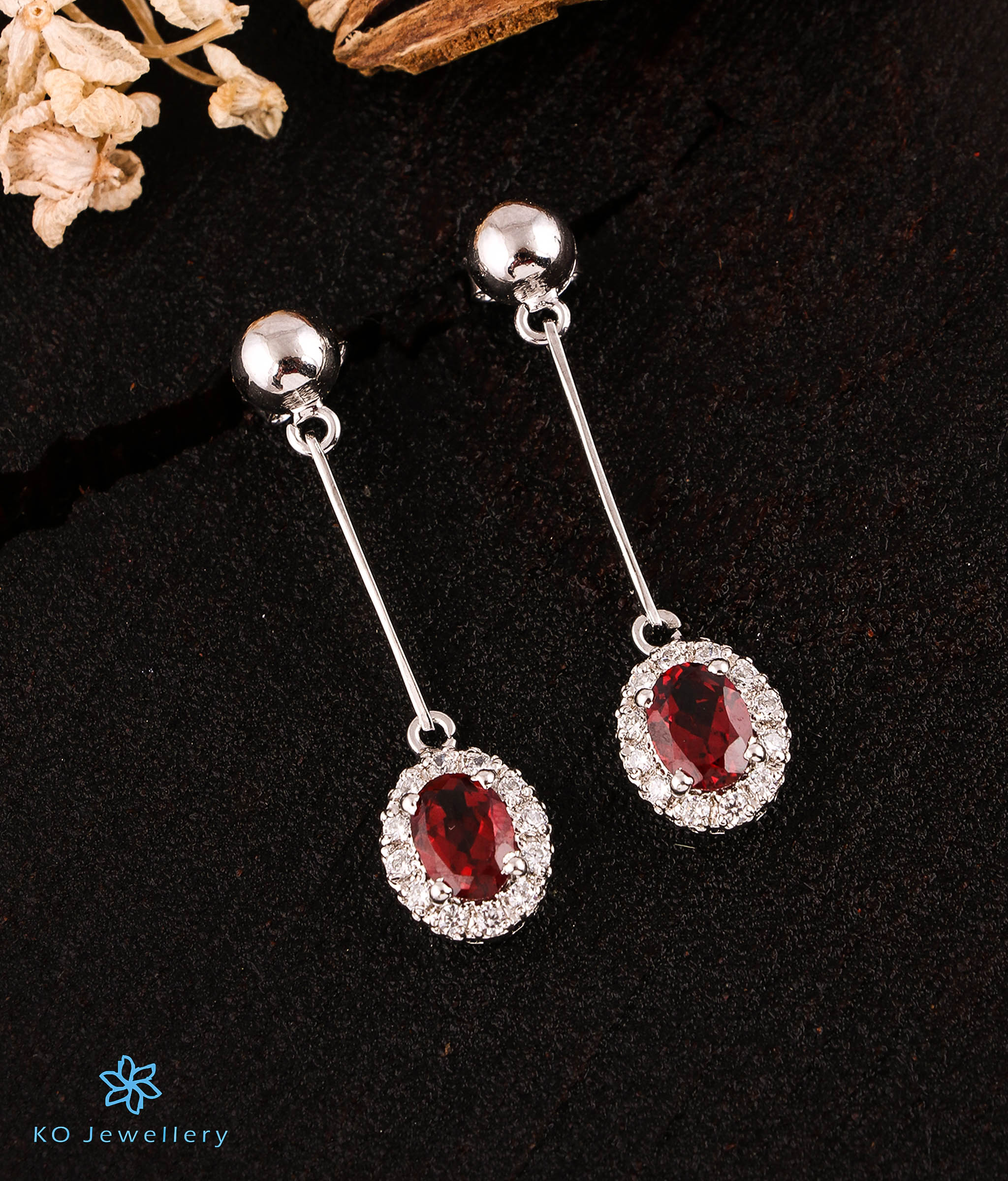 Women's sterling silver earrings - online shopping India — KO Jewellery