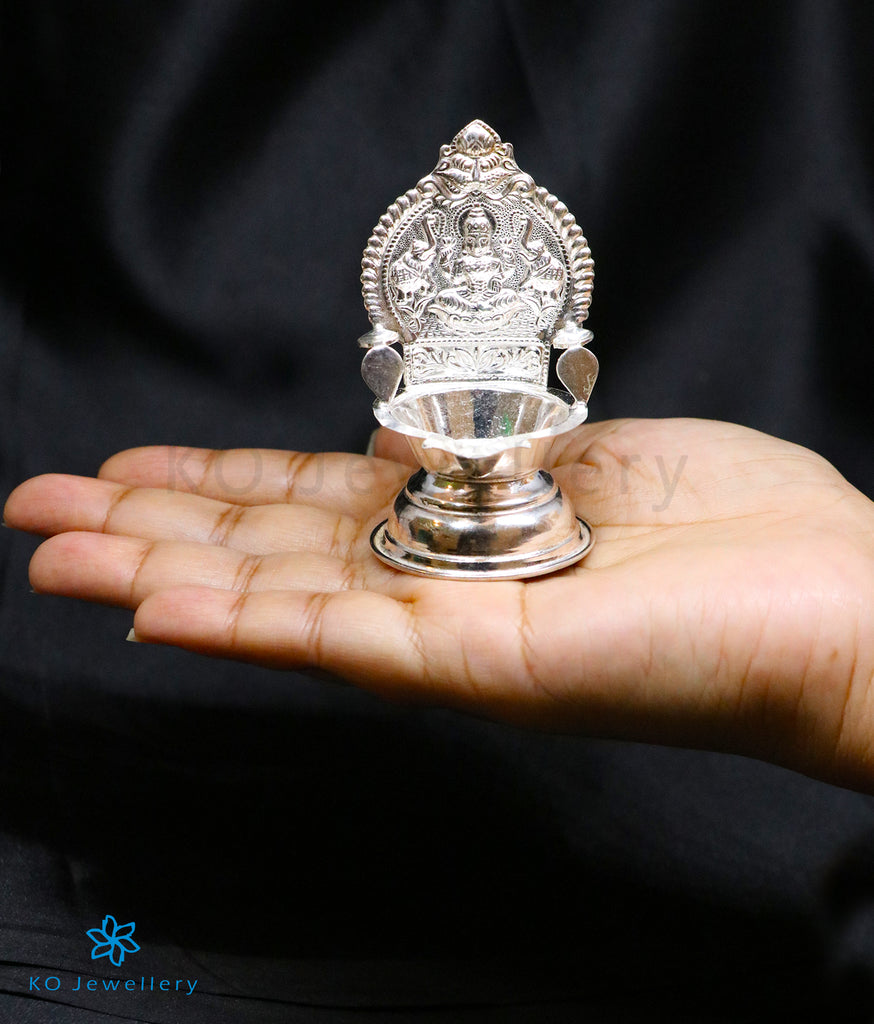 pure silver kamakshi deepam