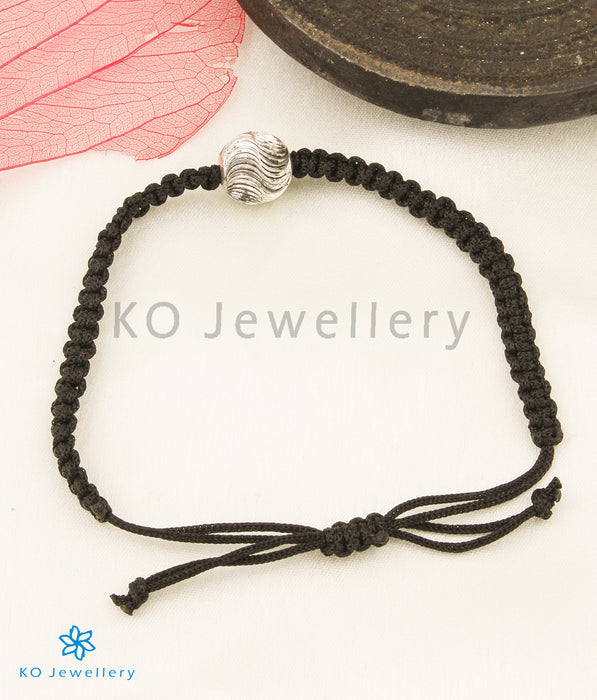 Black Color Cool Braided Leather Rope Wristband Bracelets for Men