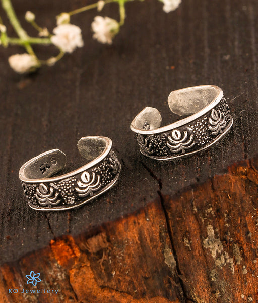 The Aqsa Silver Toe-Rings