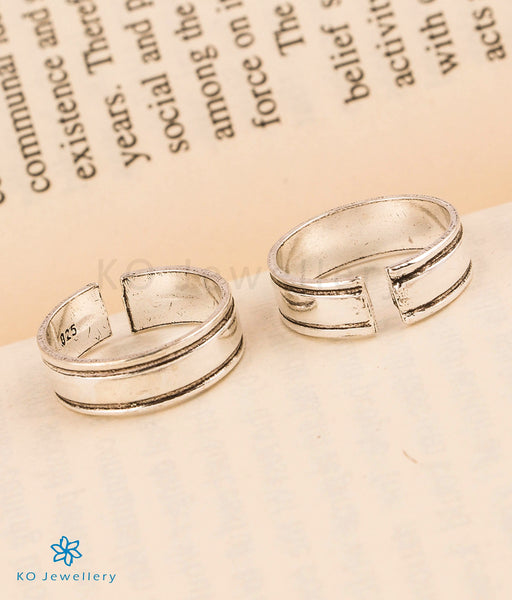 The Aqsa Silver Toe-Rings