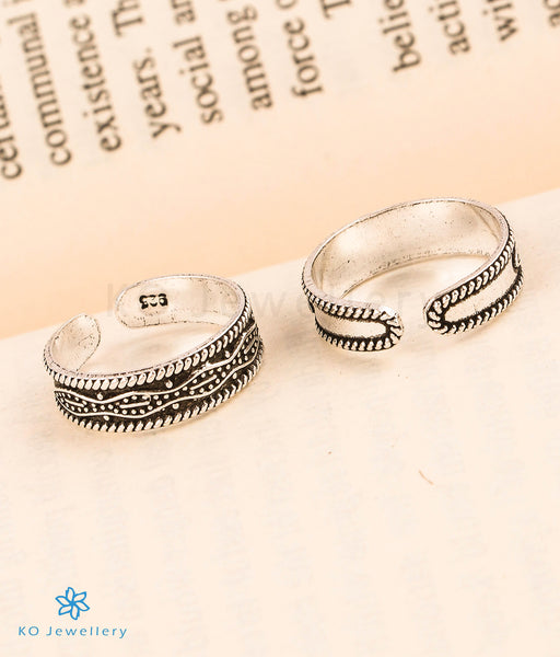 The Aqsa Silver Toe-Rings