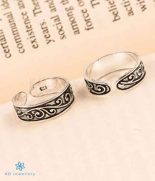 The Aqsa Silver Toe-Rings
