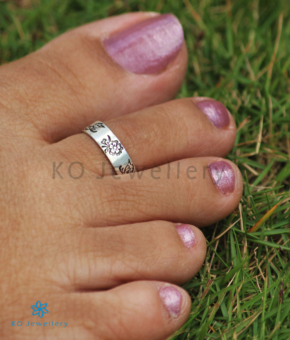 The navit 92.5 sterling Silver Toe-Rings — KO Jewellery