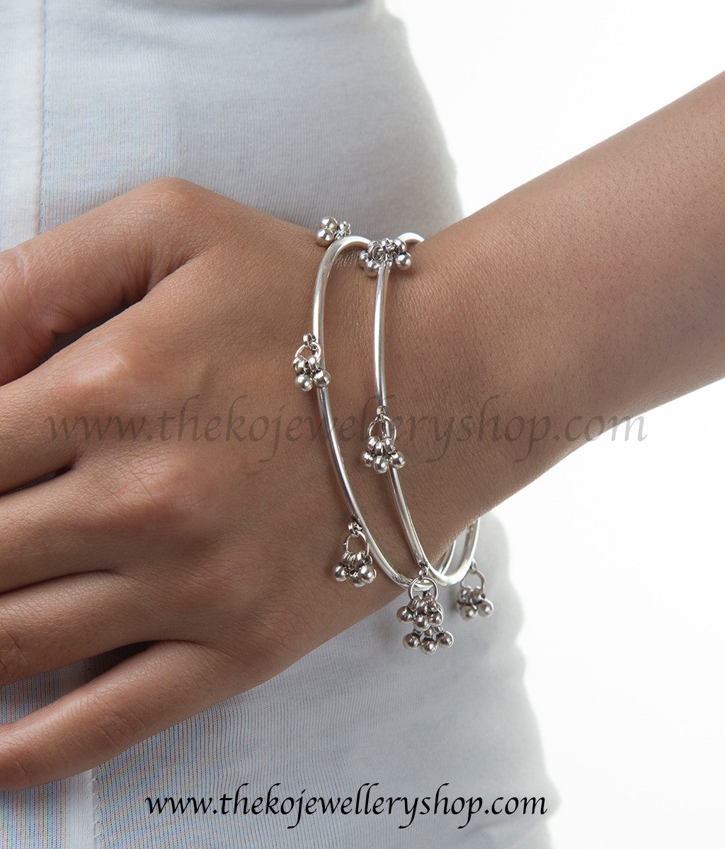 pure silver bangles online