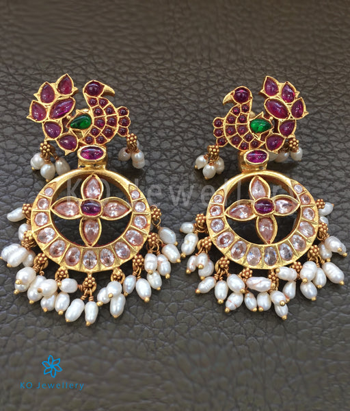 Indian Earrings, India Silver earrings, Handmade, Earrings, Indian Jewelery  - Tulsi Mala