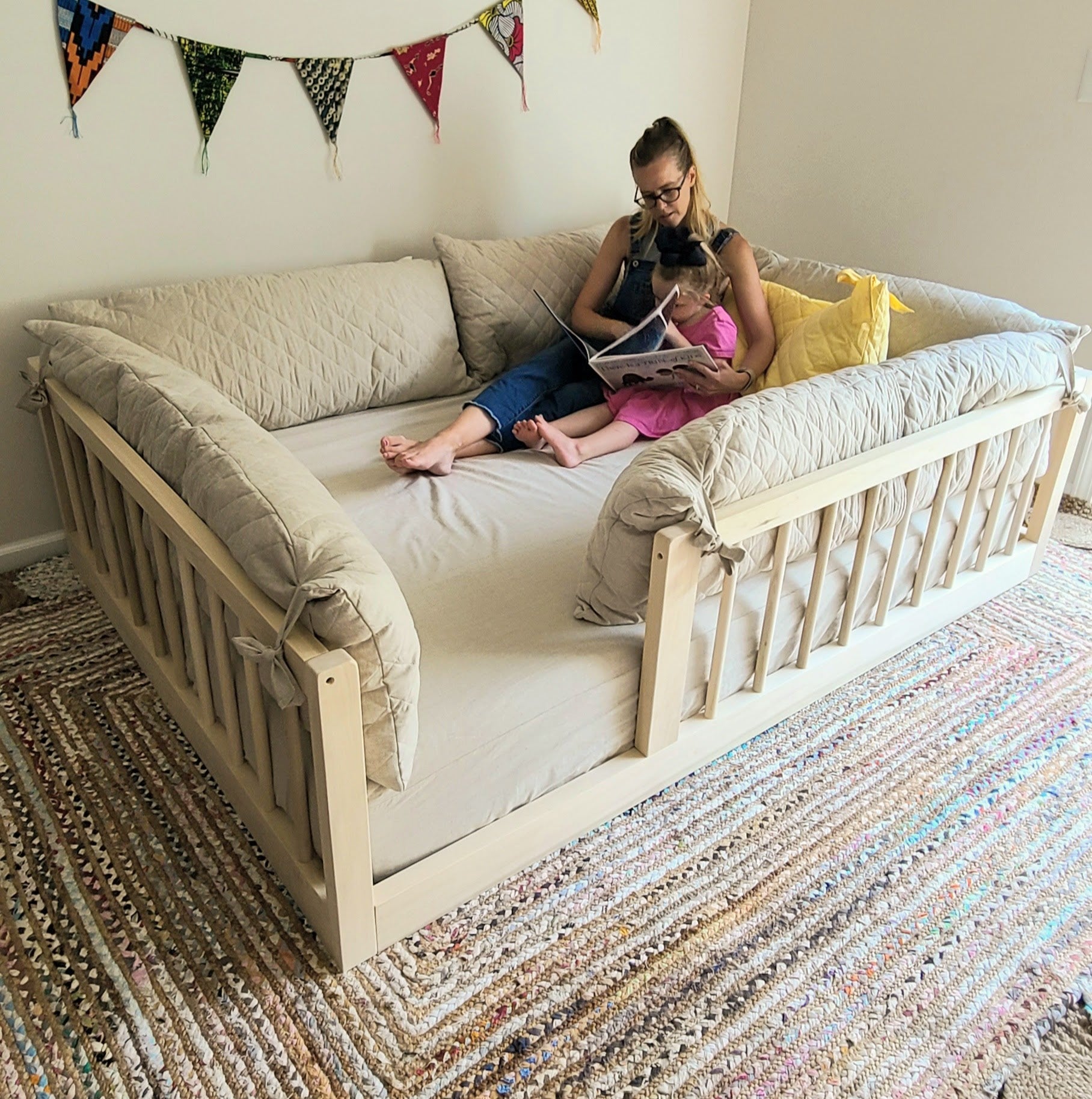 montessori floor bed frame