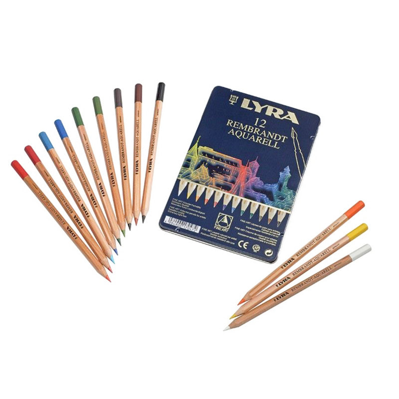 Lyra Rembrandt Polycolor Colored Pencils Tin Set of 24