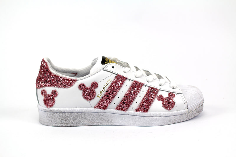 adidas superstar glitter rosa