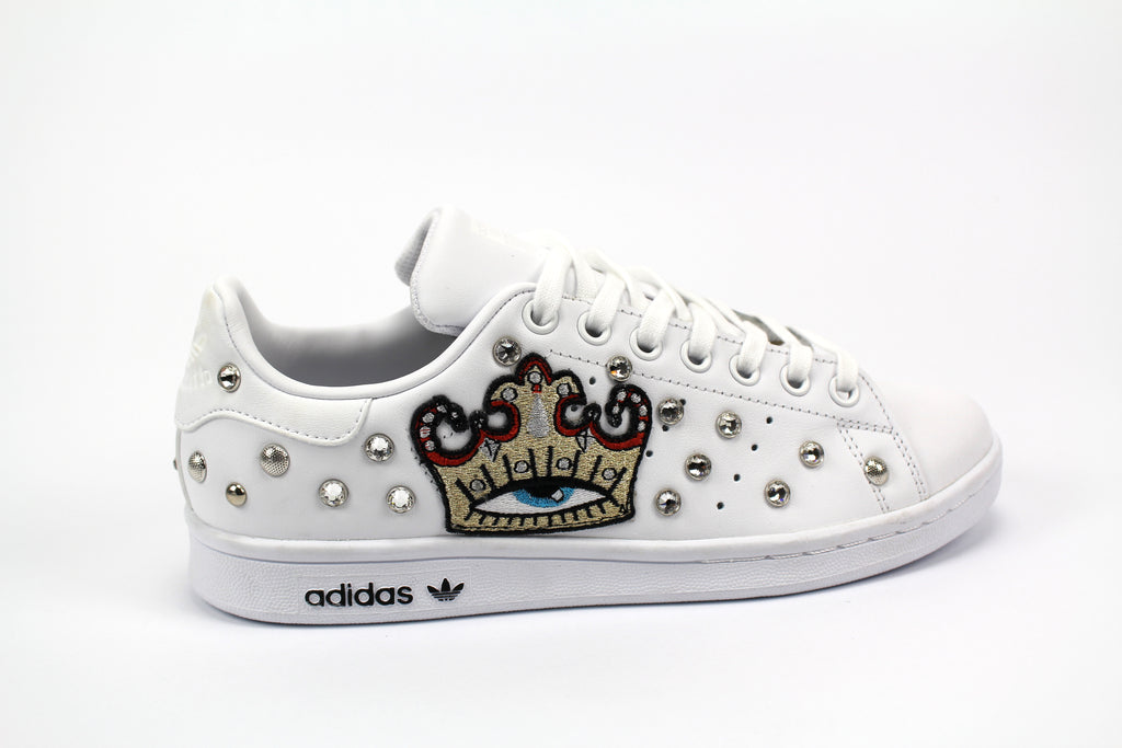 Adidas Stan Smith Personalizzare ricami corona e Strass – Ballo Da Sola