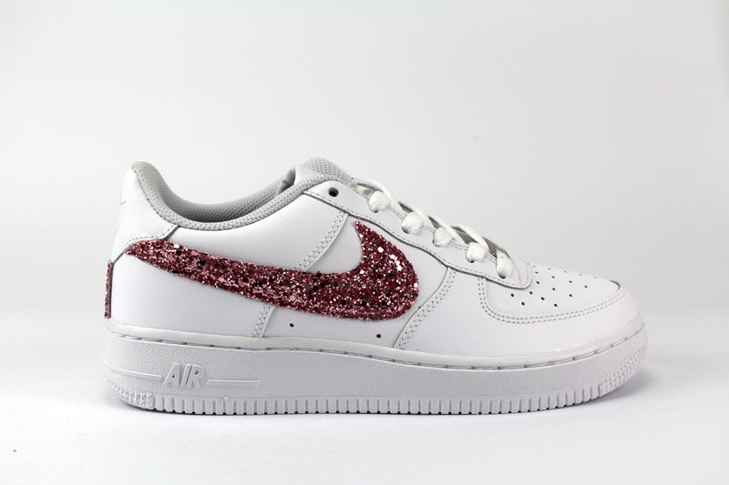 silver nike rosa brillantini