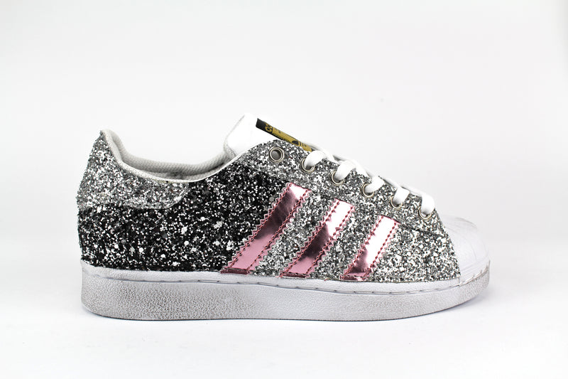 adidas superstar rainbow glitter