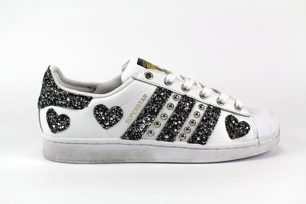 Adidas Superstar Personalizzate Borchie \u0026 Cuori – Ballo Da Sola