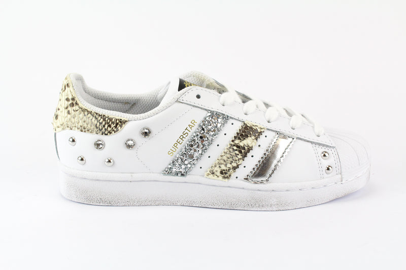 adidas superstar bianche pitonate