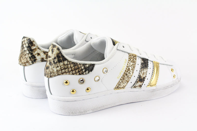 adidas superstar inspired glitter prata