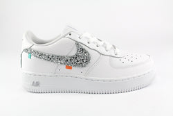 Nike Air Force One '07 Personalizzate Sport 80's Silver Glitter – Ballo Da  Sola