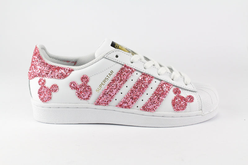 adidas superstar glitter rosa