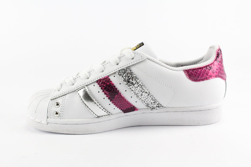 Adidas Superstar Personalizzate Pitonate Glitter \u0026 Borchie – Ballo Da Sola