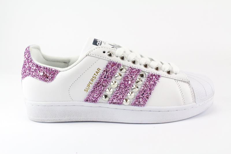 adidas superstar glitter rosa