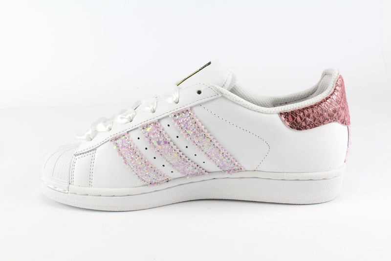 adidas superstar rosa glitter