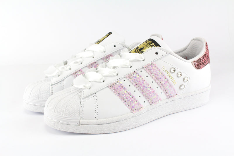 adidas rosa con brillantini