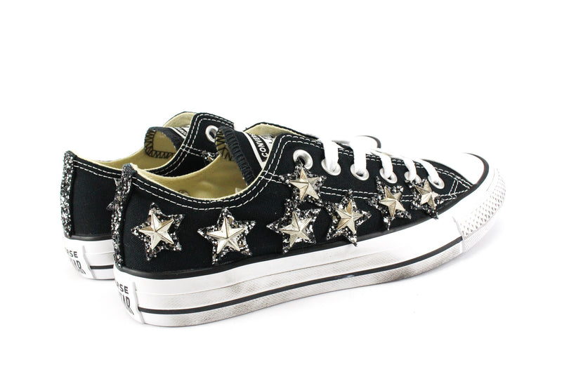 converse con stelle glitter