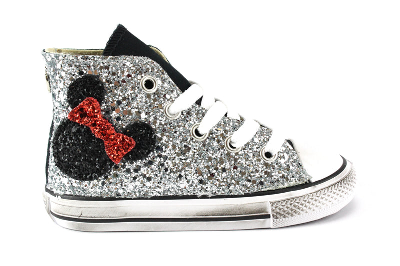 converse all star glitter bambina