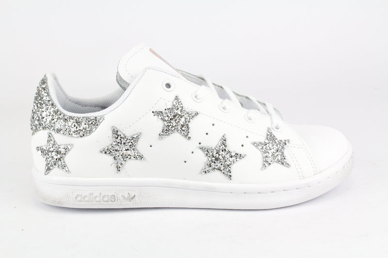 adidas con stella glitterata