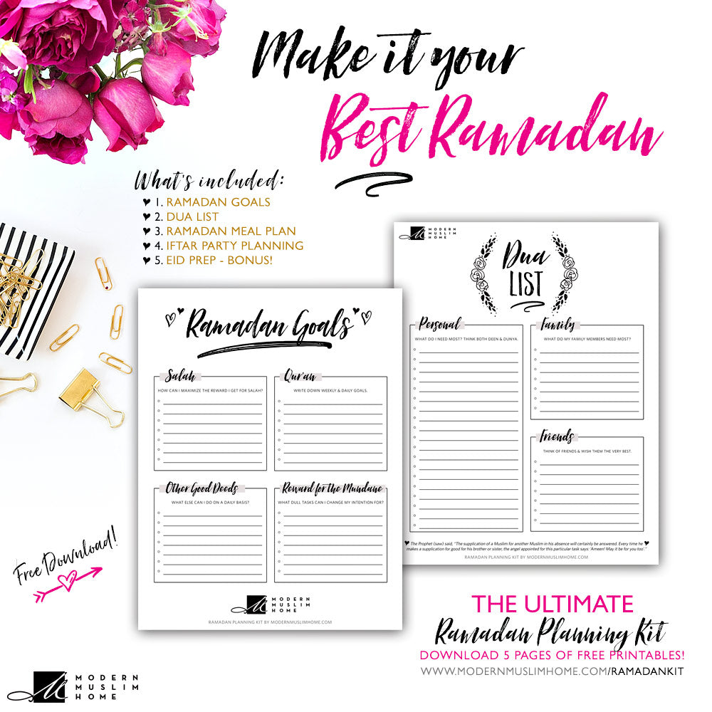 The Ultimate Ramadan Planning Kit (FREE!) – Modern Muslim Home