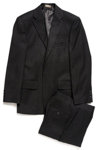 Caravelli Caravelli Black Tonal Stripe Slim Suit