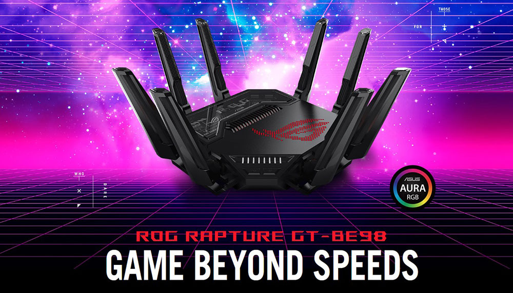 ASUS ROG Rapture GT-BE98 四頻 WiFi 7 電競路由器