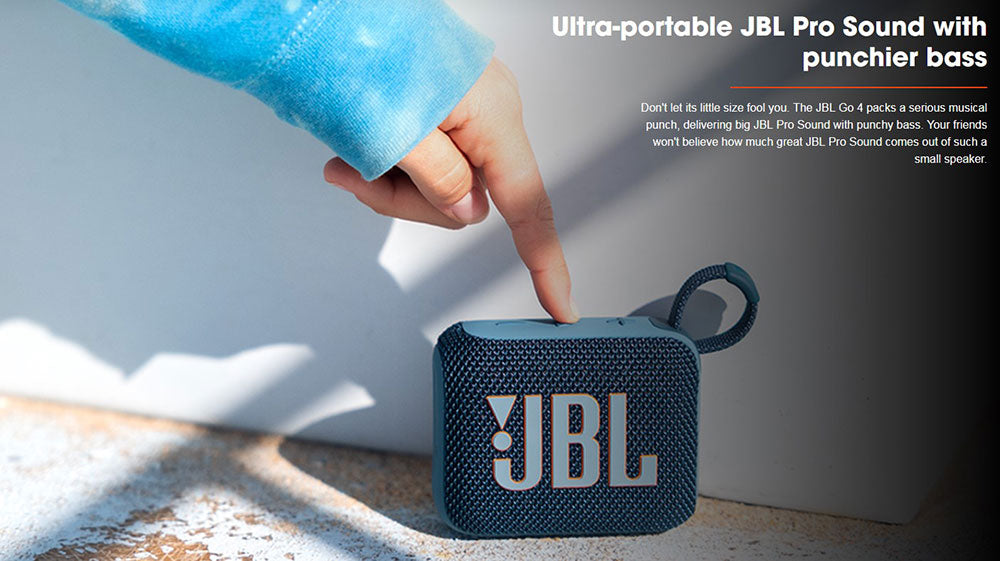 JBL | Go 4 迷你防水藍牙喇叭