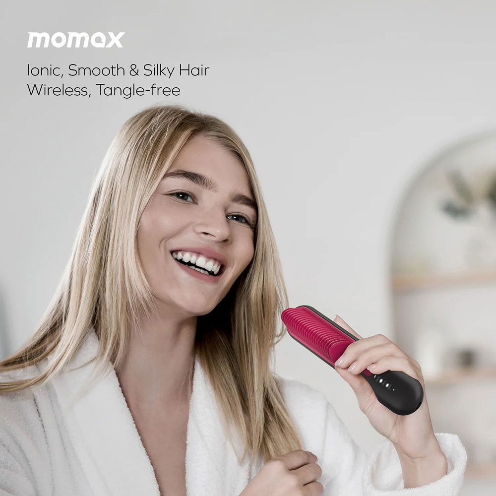 MOMAX | Ultra Sleek 無線負離子直髮梳