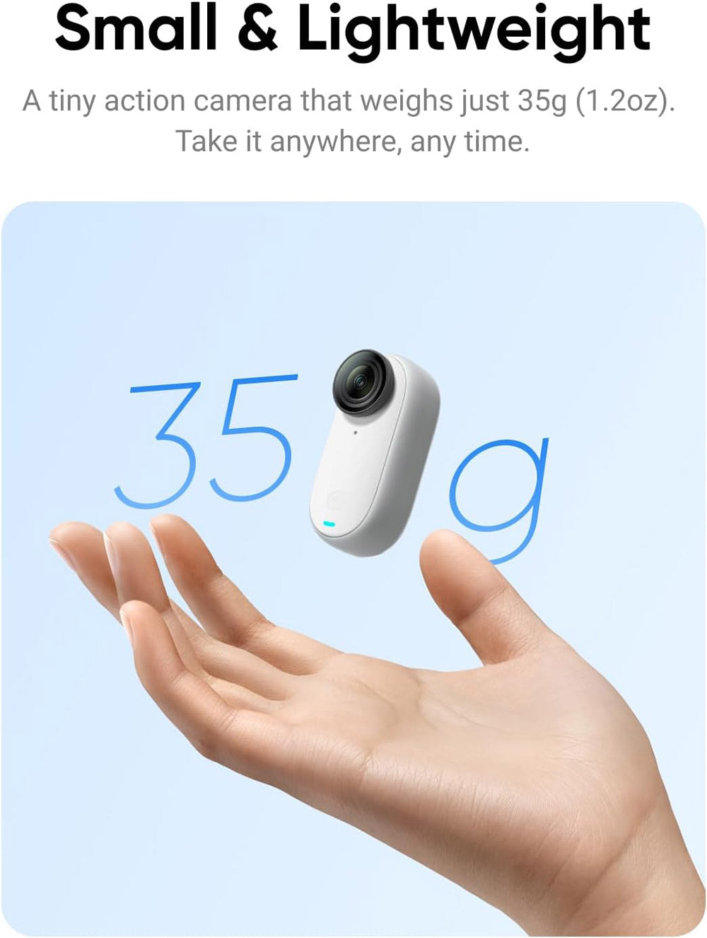 Insta360 GO 3 拇指運動相機 (標準套裝)