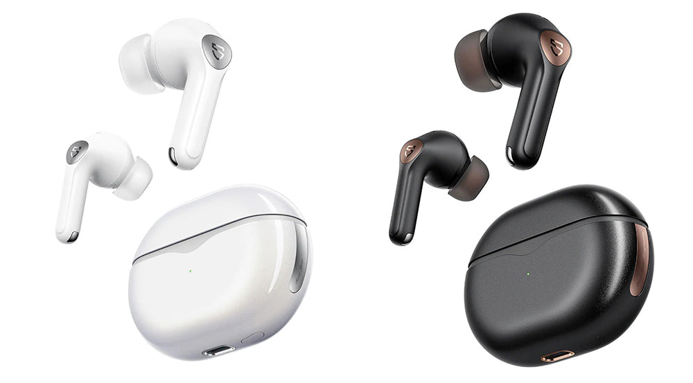 Soundpeats Air4 Pro 無線藍牙耳機提供了黑色和白色兩種時尚的顏色選擇，滿足不同用戶的個性需求